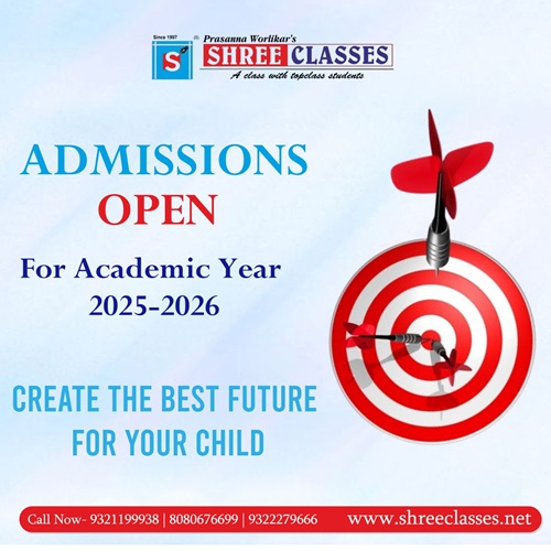SHREE CLASSES - A Class with Top-Class Students | Admissions Open for Academic Year 2025-2026