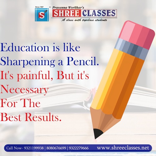 Education is like sharpening a pencil. It's painful, but it's necessary for the best results."