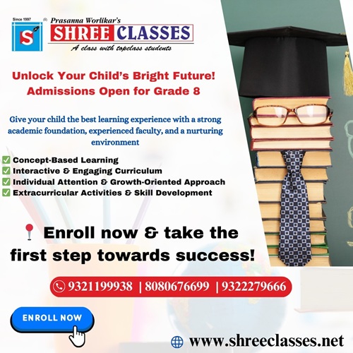 Unlock Your Child’s Bright Future with Shree Classes! 