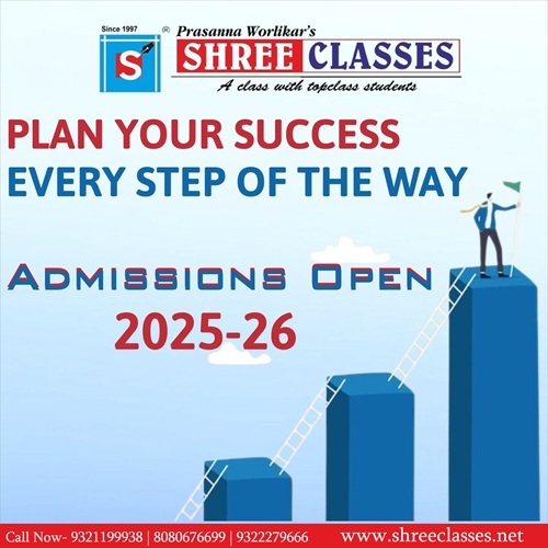 Plan Your Success Every Step of the Way with Shree Classes!